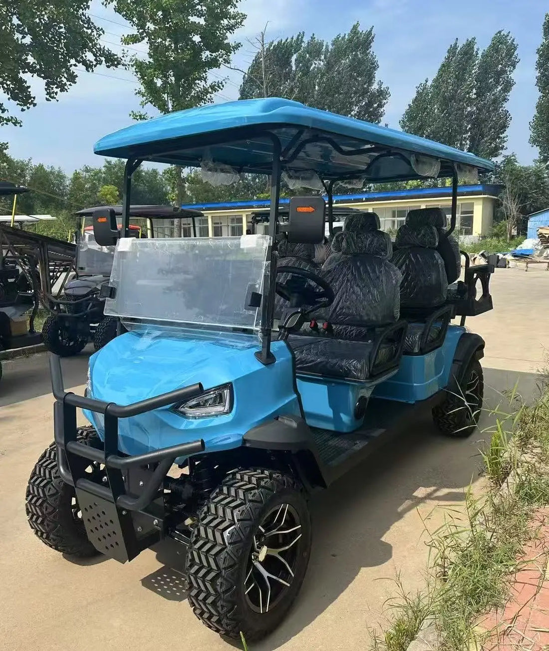 Modern Style 6-passenger Electric Golf Cart New Design Hotel Reception Multi-function Battery Voltage 48v