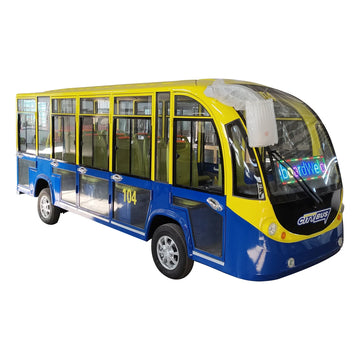 11-14 Seater Electric Sightseeing Car with Closed Door Tours for Golf & Scenic Views