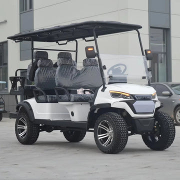 High Performance  6 Person Electric Golf Cart  3.5KW Lifted  Street Legal  Lithium Battery Electric Golf Cart