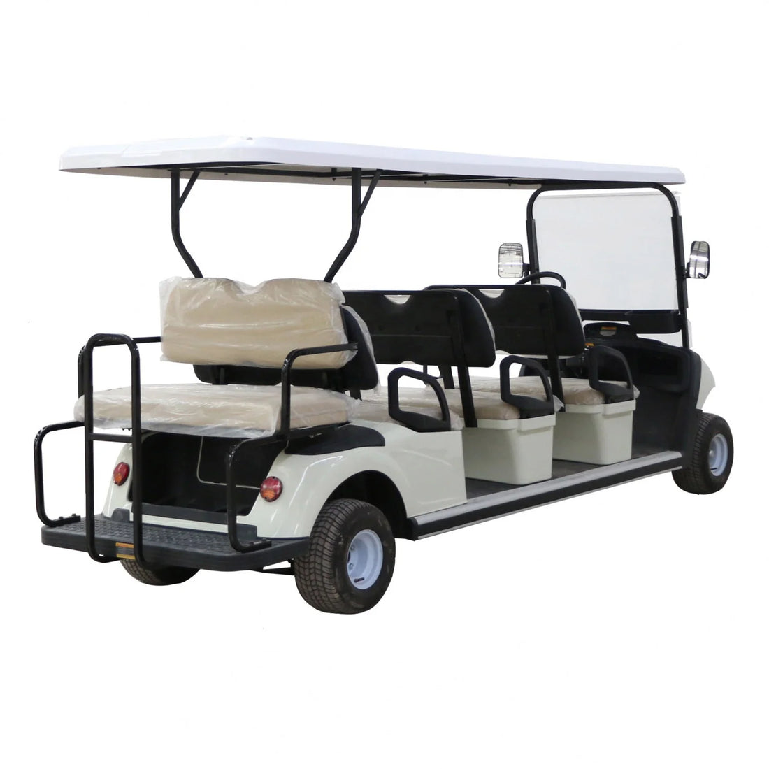 Battery Powered 4KW High Quality Mini Electric Golf Cart Car 8 Seats for Sale