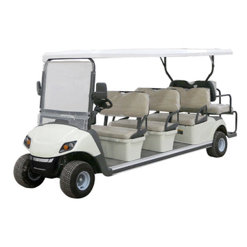 Battery Powered 4KW High Quality Mini Electric Golf Cart Car 8 Seats for Sale