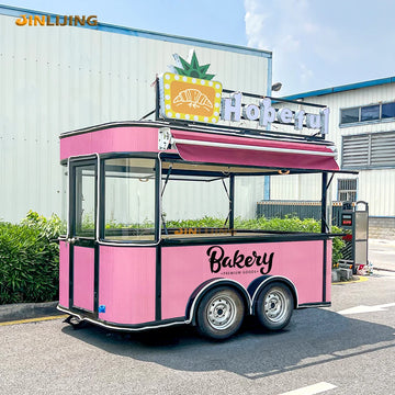 Factory Street Food Cart Foodtruck Custom Kitchen Ice Cream Coffee Bus Mobile Food Stall Trailer for Sale