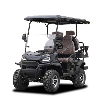 Yuexuan Import Lifted Lithium Battery Dot Eec 2+4 6 Seater Golf Cart Electric From China
