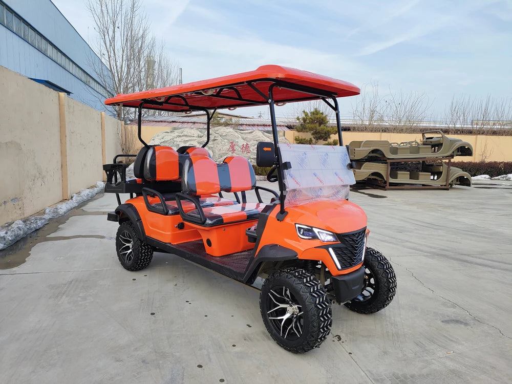 Modern 4-Wheel 6-Seater Electric Golf Cart Street Legal Buggy with Competitive Price