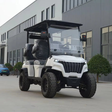 Street Legal 4-Seater Electric Golf Carts Equipped with 3.5KW  Powerful Motor for Scenic Area Sightseeing and Communities